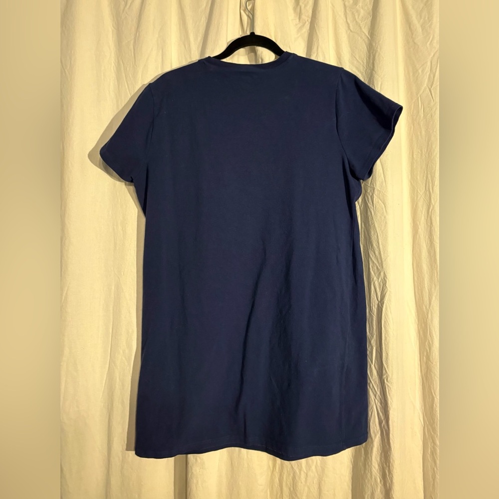 Champion Navy Short Sleeve Crewneck Tee Dress